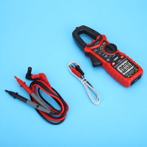 HT206D AC/DC Clamp Meter 6000 Counts, 193*73*34mm, Includes Thermocouple 2