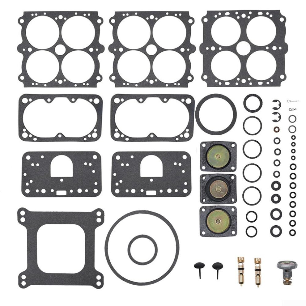 Carburetor Rebuild Kit For Holley 4150 Performance Vacuum Secondary 600 650 750 Cfm Carb Repair Parts Gasket Set Fuel System Components 9105992097999
