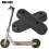 2pcs Rear Fork Decorative Covers for G30 Scooter, Plastic, 11.5x3.6cm 1