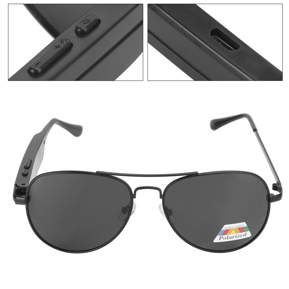 Wireless Bluetooth 5.0 Smart Sunglasses With Headphones For Calls & Music 9321361625369