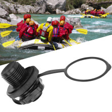 Air Valve Nozzle 5-Piece Set for Inflatable Boat & Canoe Black