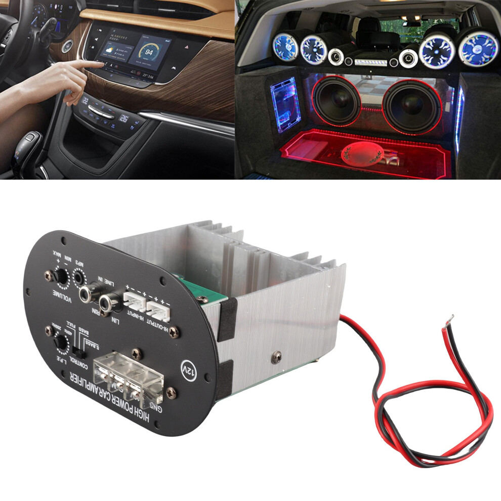 Car Stereo Speaker Amp 120W 12V With Dual Input & Protection Features 9451361631326