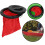 Runde Bootlukenabdeckung Wasserdichtes Kajak-Zubehör 15 cm Schwarz oder Rot 12