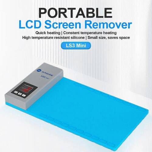 (US Plug,Multicolor)SUNSHINE LS3 Mini LCD Screen Remover Phone Tablet Repair Separation Pad Intelligent Heating Platform 1