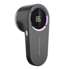(Gray) Portable Mini Electric Lint Remover,Rechargeable Bobble Fabric Shaver for Clothes
