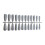 (Silver) 24 Pieces False Nails Artificial Nail Tips Coffin Pattern Fingernail 2