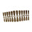 (gold) 24 Pieces False Nails Artificial Nail Tips Coffin Pattern Fingernail 1