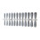 (Silver) 24 Pieces False Nails Artificial Nail Tips Coffin Pattern Fingernail 1
