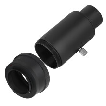 1.25 Inch Fixed Extension Tube for T2-M4/3 Adapter, Alloy, Black