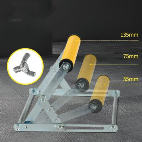 Adjustable Height 55 135mm Support Stand Frame for Table Saw Cutting Machine Foldable Metal Material Support Bracket for Easy Storage and Carrying 2