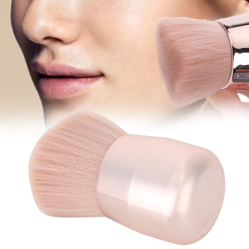 Pink Makeup Brush For Cheek And Powder Foundation Soft Synthetic Bristle 15Cm