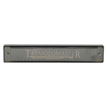 Professional 24-Hole C Key Harmonica Black Finish Airtight Design