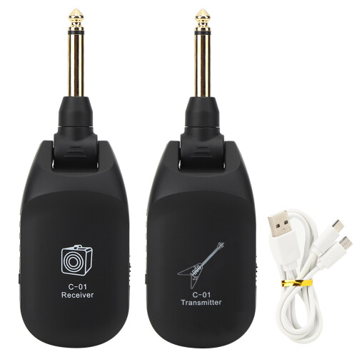 Wireless Guitar Receiver A9, 2.4GHz, 4H Use, USB Charging 1