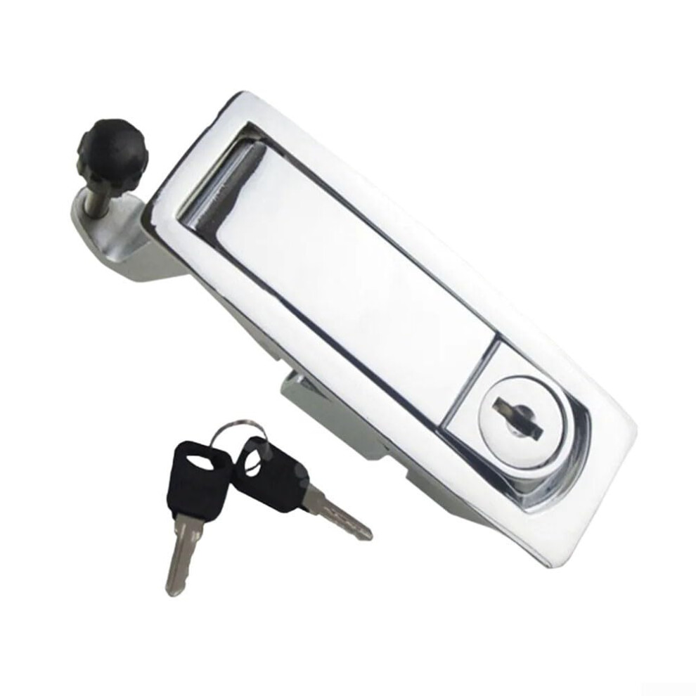 Zinc Alloy Flat Bounce Cabinet Lock For Rvs And Trailers With Key Protection For Storage Solutions (Silver #1) 9105992098439