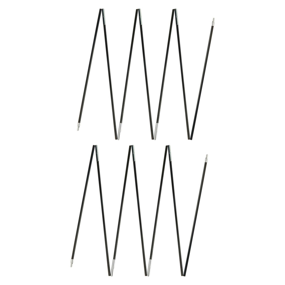 (Black, 32m Single Person) Fibreglass Tent Poles Replacement Pre Assembled Tent Poles for Cam-image-OPC-PMZCWJJ-NEW