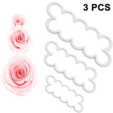 Kit Culinário: Flores de Pasta Americana, Cortador de Pasta Americana, Liberte a Criatividade, 3 Peças/Conjunto, Ideal para Confeiteiros