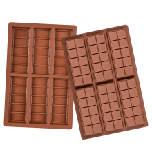 Wiederverwendbare Schokoladenformen für kreatives Backen, lebensmittelechtes Silikon-Backgeschirr mit flexiblem Design, antihaftbeschichtet, leicht