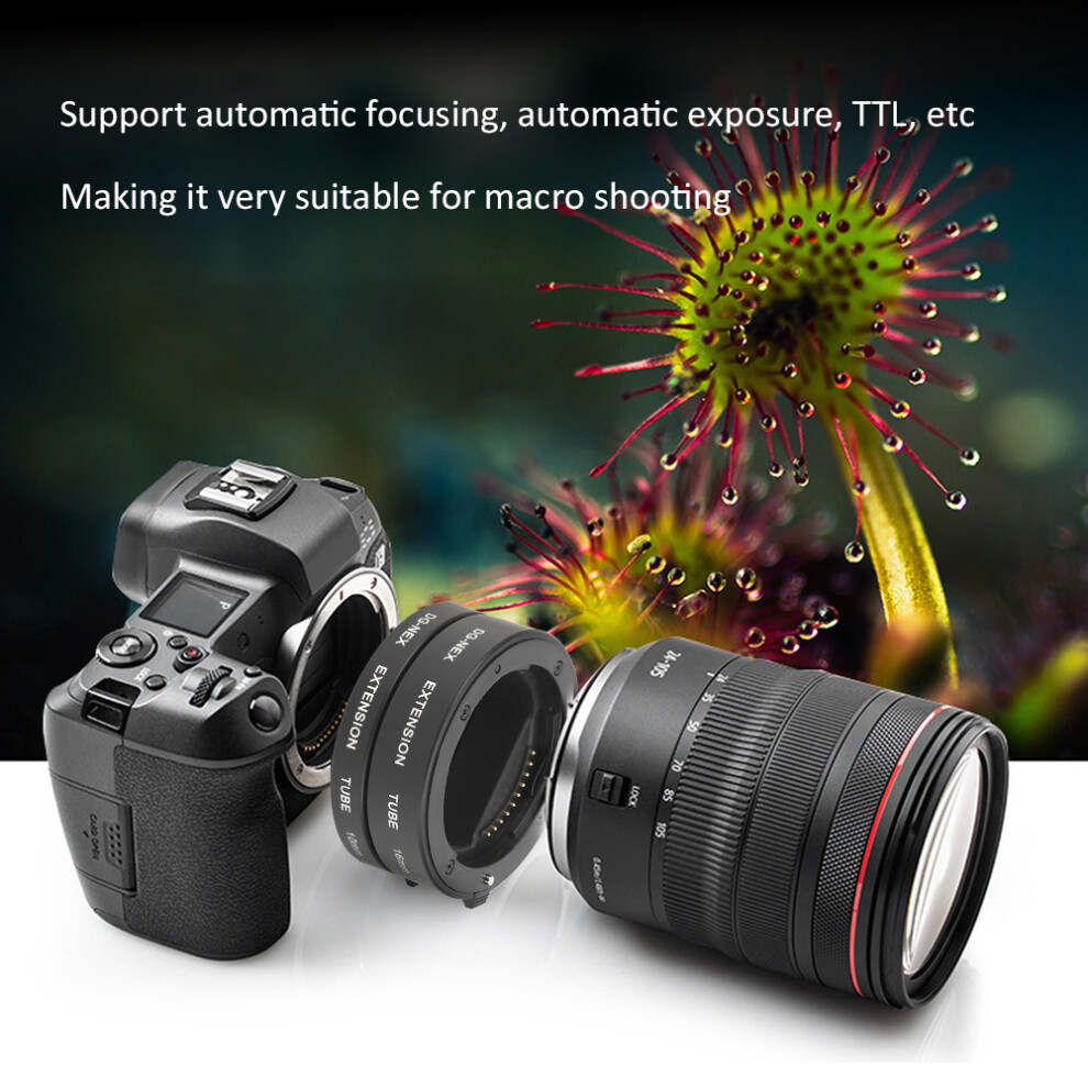 Sony E Mount Compatible Macro Extension Tube Rings 10Mm & 16Mm Auto Focus 7891361643844