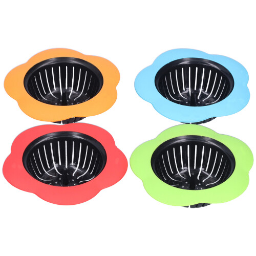 4Pcs Haar Catcher Waschbecken Dusche Abfluss