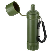 Hochwertiger Outdoor-Wasserfilter-Strohhalm, 1000L, BPA-frei, Grün/Blau
