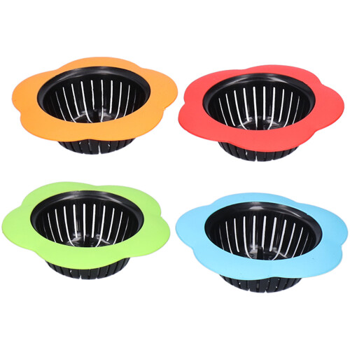4Pcs Haar Catcher Waschbecken Dusche Abfluss 2