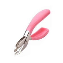 (Pink) Practical Mini Handheld Staple Removal Tool Safety Comfortable to Use No Paper Damage School Stationary for Women Men Pink