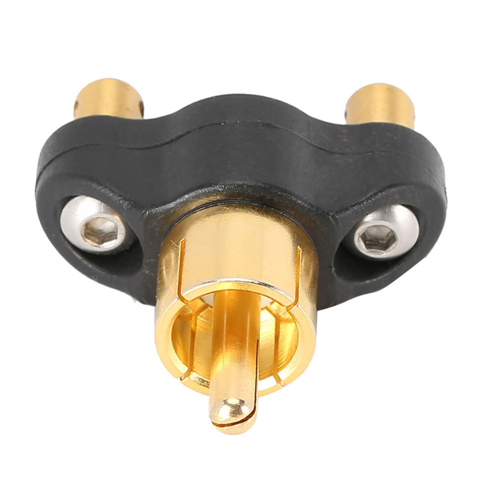Sturdy Alloy Tattoo Head Conversion with RCA Interface and Clip Cord