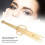 Golden Eyebrow Stencil Template with Ruler & Measure Tool for Microblading 13