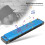 Professional C Key 24-Hole Diatonic Harmonica Blue, Resin Comb 7