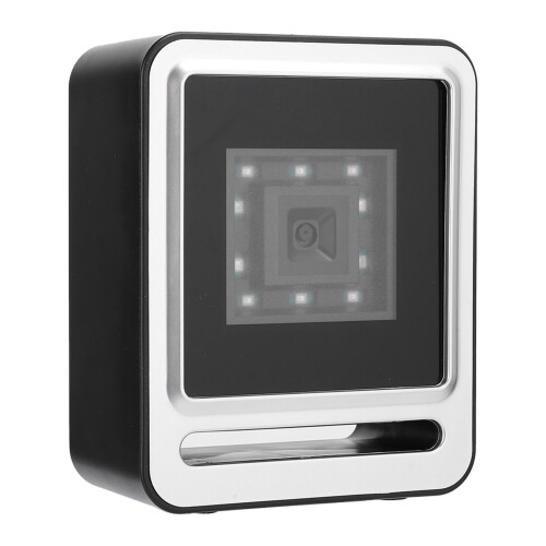 Barcode Scanner 1D/2D QR Handsfree Desktop Bar Reader with USB Cable LED Light