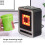 Barcode Scanner 1D/2D QR Handsfree Desktop Bar Reader with USB Cable LED Light 10