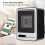 Barcode Scanner 1D/2D QR Handsfree Desktop Bar Reader with USB Cable LED Light 14