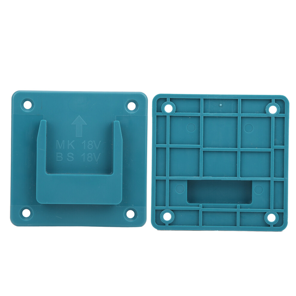 2Pcs Wall Mount Toolbox Brackets For Makita 18V Electric Tools Cyan 7631361652220