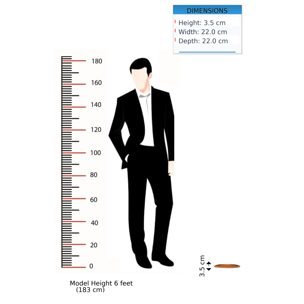 Set of 3 Light Brown Solid Wood Fruit Bowls Serveware for Fruit Snacks & Decor in Kitchen & Dining Room-image-OPC-PMZD8XB-NEW