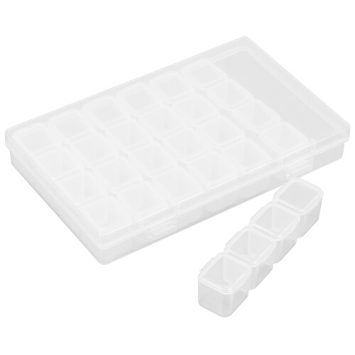 28 Grid Diamanten Malerei Zubehör Perlen Organizer 1