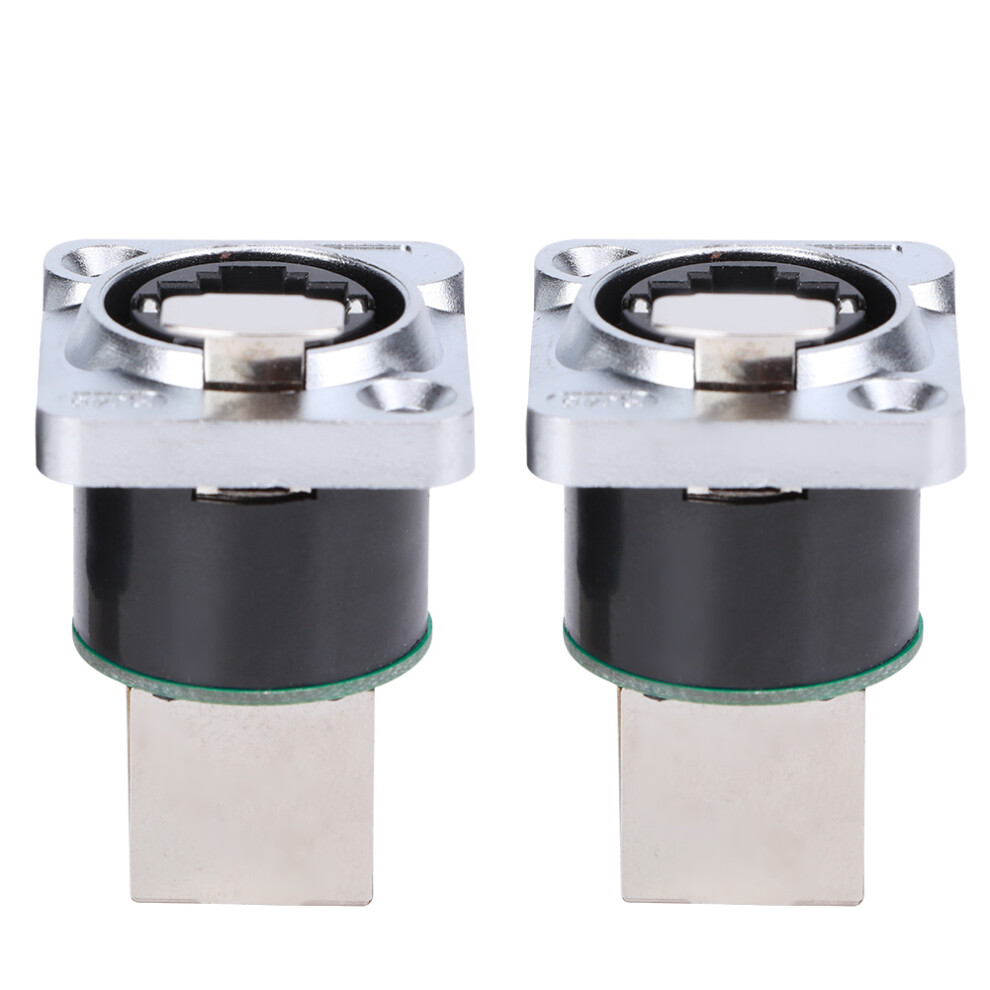 2Pcs Rj45 Right Angle Connector Fire Resistant, Ip67, 8 Pins 4641361655773