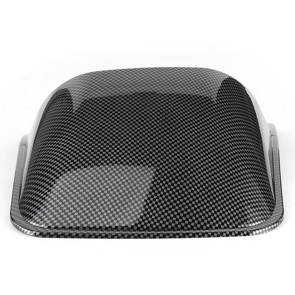 2In Dash Gauge Pod Dual Hole Car Mount Abs Carbon Fiber Style Universal 6921361654562