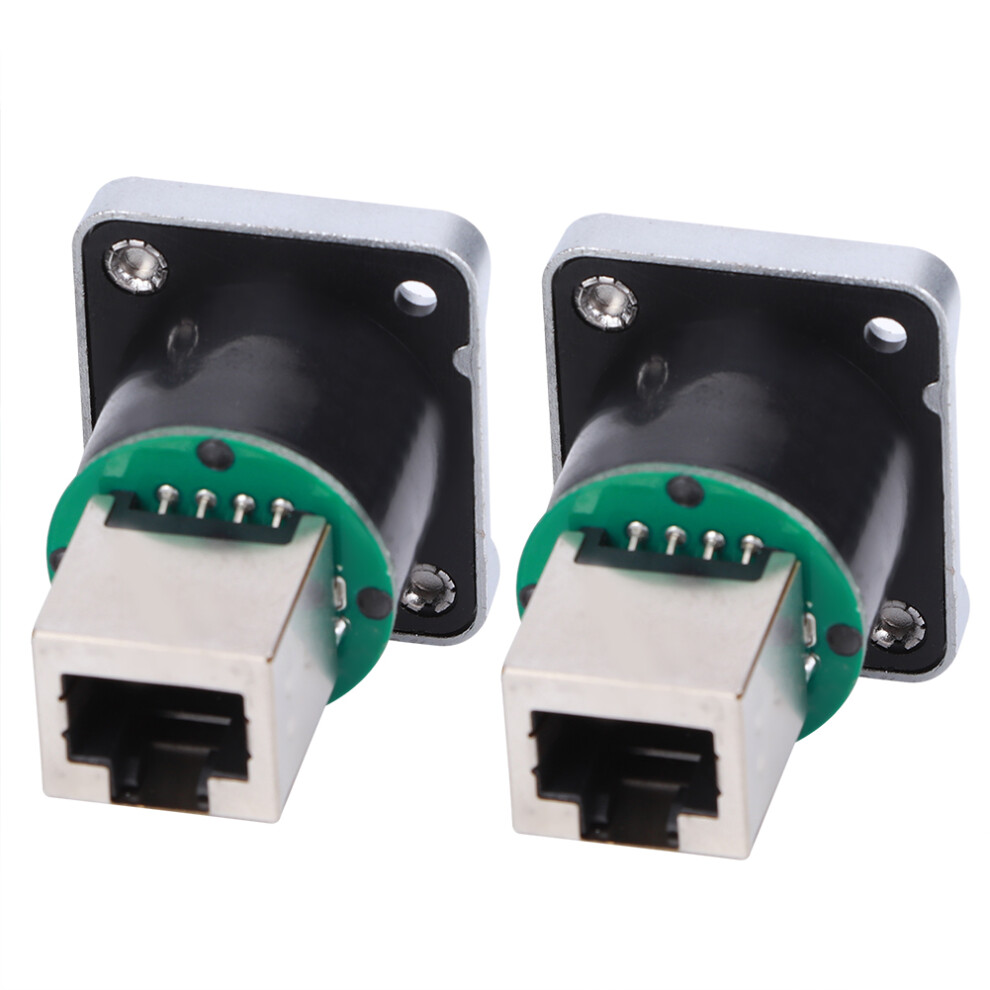 2Pcs Rj45 Right Angle Connector Fire Retardant, Ip67, Copper 7891361655649
