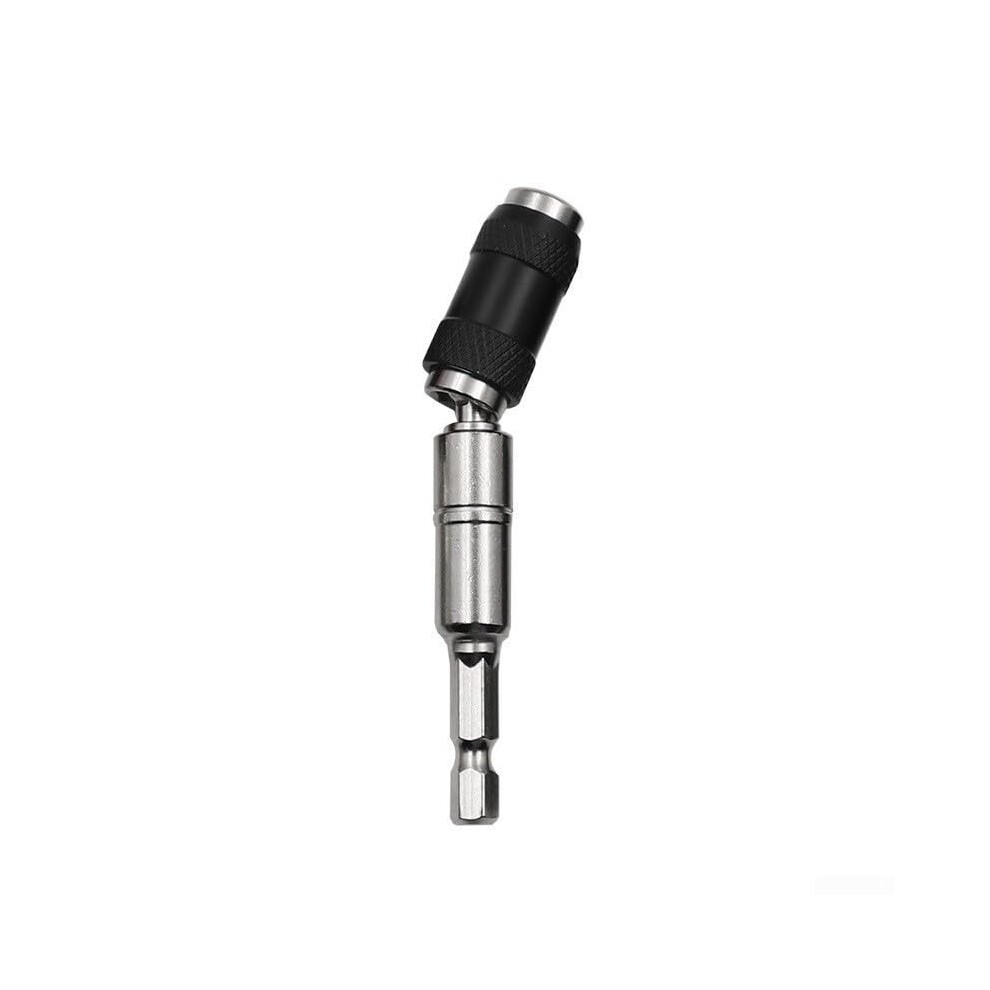 14 Hex Shank Quick Change Magnetic Screw Drill Tip With Pivoting Feature For Tight Space Applications (Silver) 9323874981468
