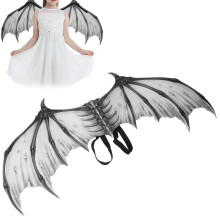 Kindertags-Party-Flügel Klappprop für Halloween-Cosplay-Kostümzubehör Weiß