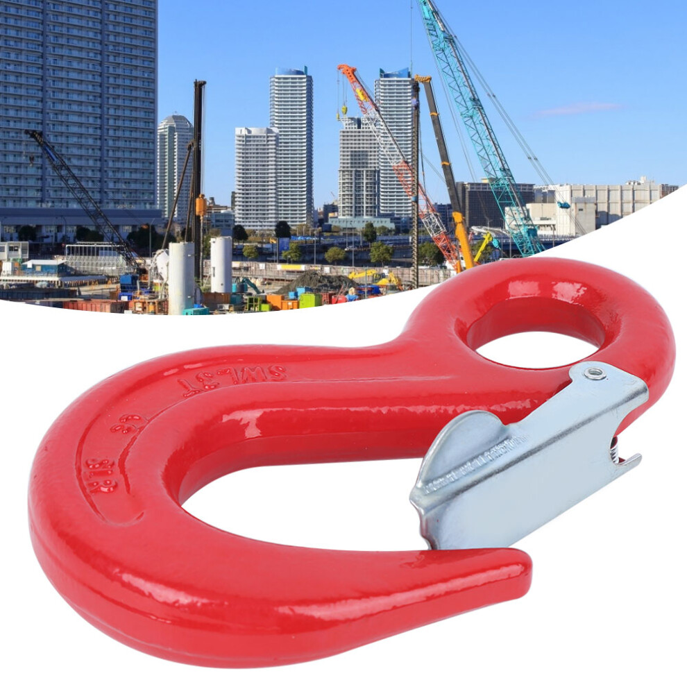 Crane Lifting Alloy Steel Eye Sling Hook 3 Ton Heavy Duty Container Clevis Grab 5071361661204