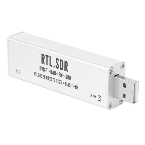 0.1MHz‑1.7GHz RTL‑SDR Receiver for XP Win10 Android Stable Frequency 2