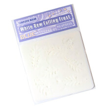6 Pcs Leaves Stencils Art and Craft-White dew falls into