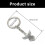 Elegant Butterfly Wing Pendant Practical Metal Design-Silver 3