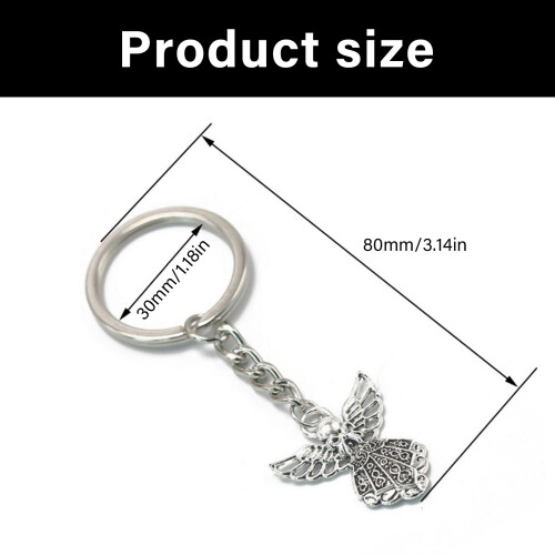 Elegant Butterfly Wing Pendant Practical Metal Design-Silver 2