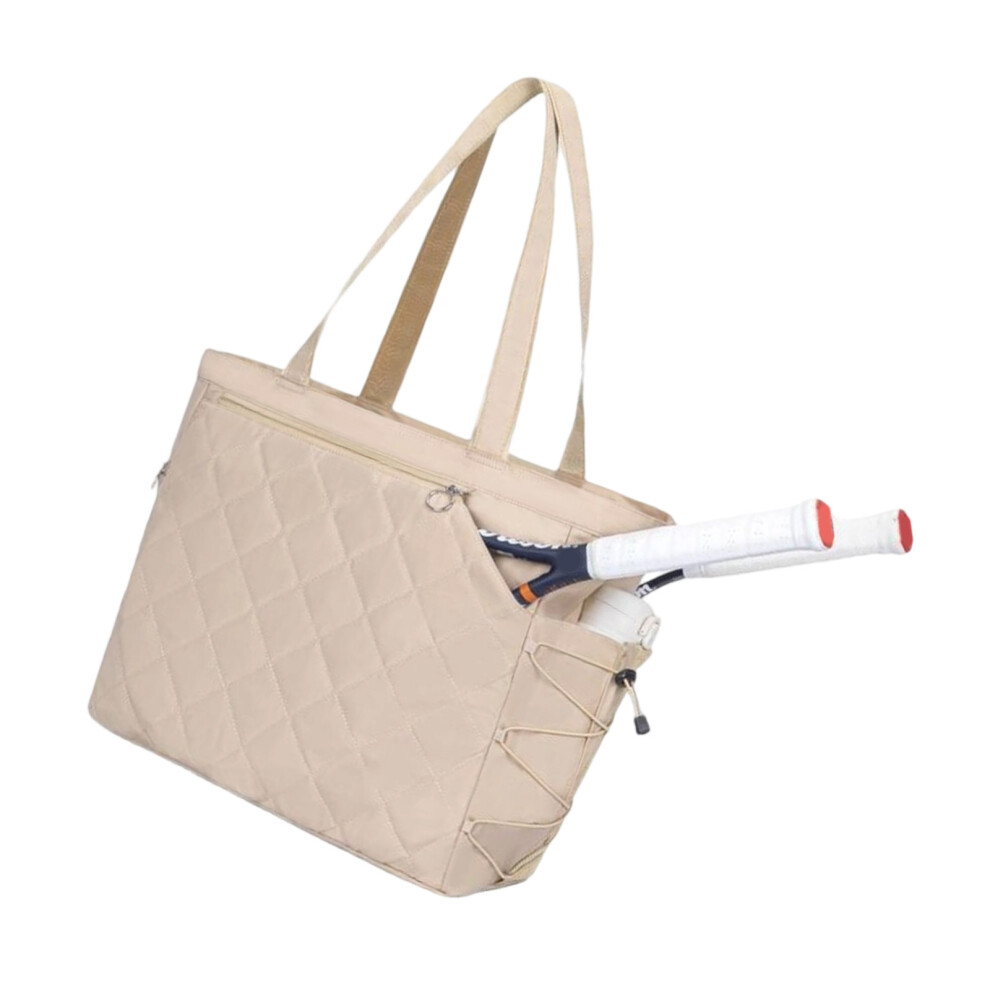Tennis Bag,Quilted Large Sports Handbag Water Resistant-OW-image-OPC-PMZDDBZ-NEW