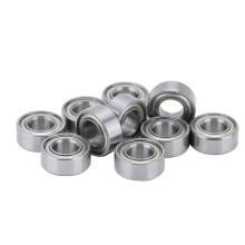 10 Stück MR105zz Chrom Stahl Mini Kugellager 5x10x4mm Silber