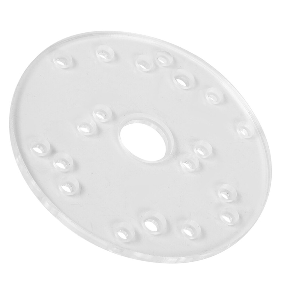 Universal Acrylic Router Base Plate With Centering Pin And Screws 7611361666175