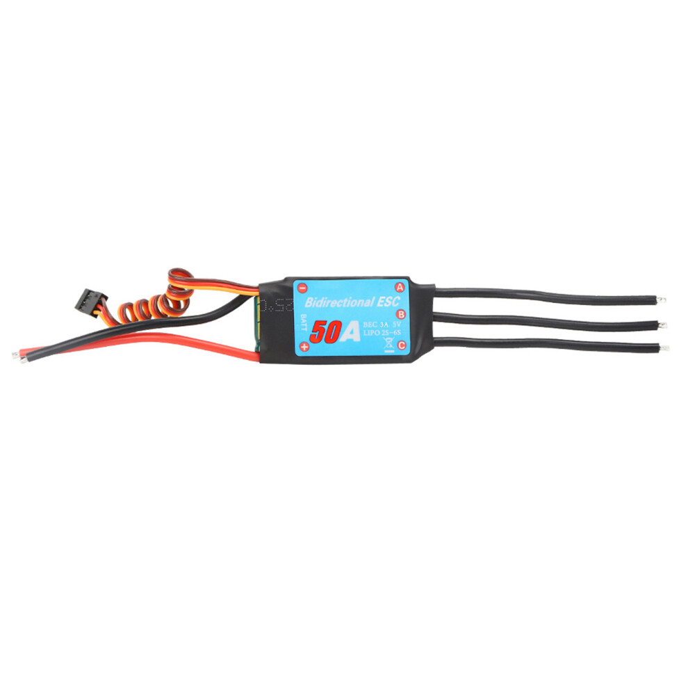Premium 50A Two-Way Brushless Esc For Rc Vehicles And Marine Rc Models 5011361666243