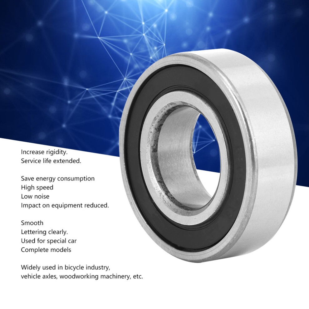 Mechanical Automotive 10Pcs 6205-2Rs Ball Bearings With Rubber Cover High-Speed 4151361667473